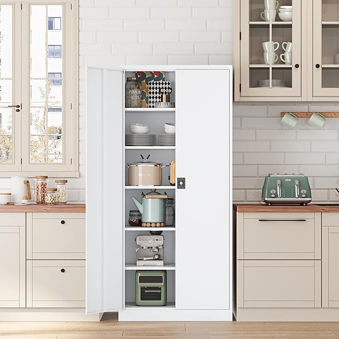 Metal Storage Cabinet-72” Tall Steel File Cabinets - Image 8