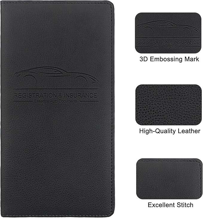 Premium Car Registration & Insurance Card Holder - Image 5