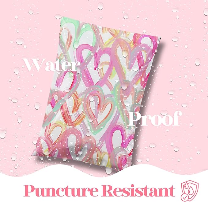 10x13 Designer Poly Mailer 100 Pack Heavy Duty Waterproof Self Seal Shipping - Image 4