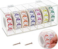 Acrylic Day of The Week Covered Label Dispenser 7-Slot Dispenser Day of The by DLUGOPIS