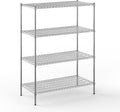 24" Deep x 48" Wide x 64" Height Wire Shelving Kit | 4-Tier | NSF Commercial by Regal+Altair