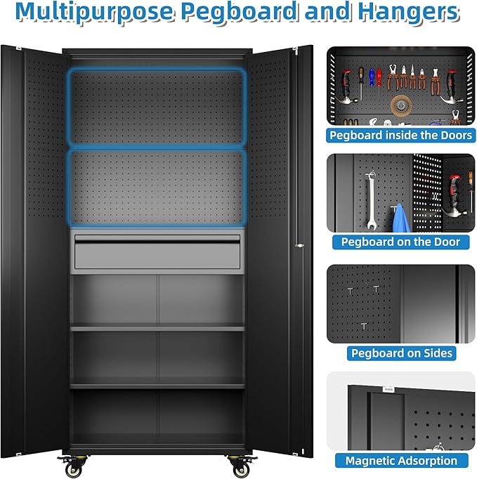 71" H*15" D*30" W Garage Storage Cabinet - Image 5