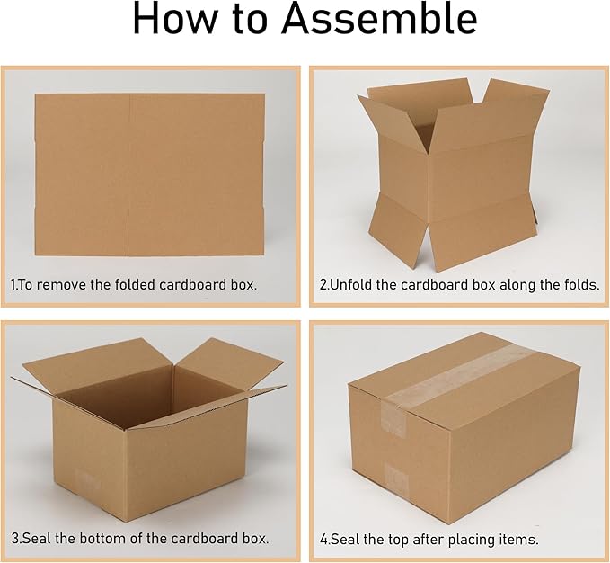 CRUGLA 40 Packs 10x7x5 Shipping Boxes - Image 4