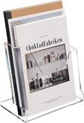 Acrylic Brochure Holder 8.5X11Inch, Magazine Pamphlet, Booklet Holder by HeZone