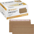 250 PCS Brown Self Seal Kraft 4-1/8 x 9-1/2 Inches Security Envelopes, by Xxcxpark