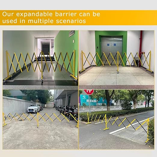 GYMTIME Industrial Expandable Metal Barricade, 16 Feet, Easily Assembled Safety - Image 7