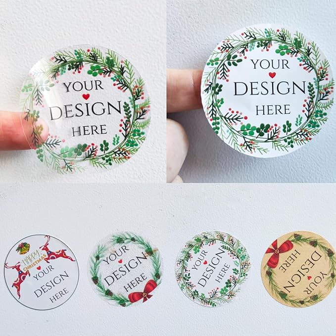 200PCS Custom Stickers Round Labels Personalized Sticker Paper, Small Business - Image 6