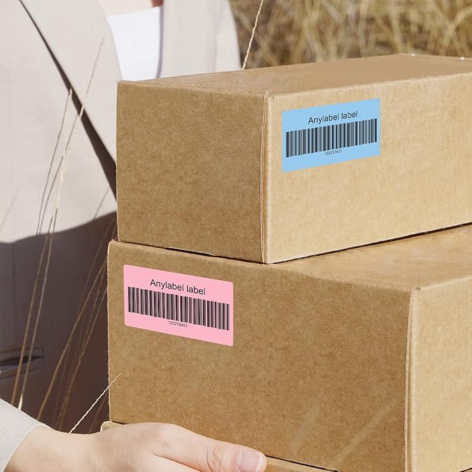 2.25" x 1.25" Pink Direct Thermal Labels, Replacement - Image 8