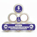 Tape King Quiet Clear Packing Tape | 60 Yards Per Roll | Heavy Duty Packing by TapeKing