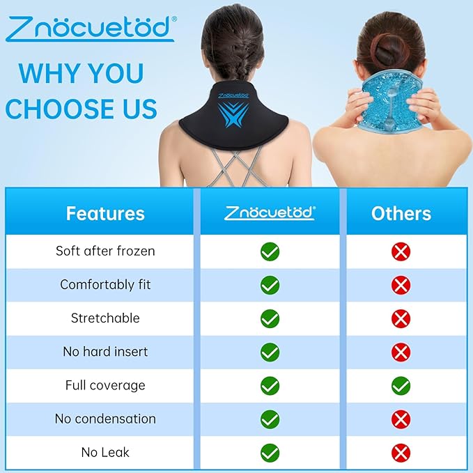 Neck Ice Pack Wrap Reusable Gel Ice Packs - Image 3