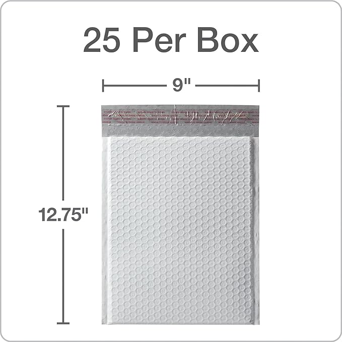 Quality Park Bubble Mailers, 8.25 x 11 Shipping Envelopes, Water Resistant - Image 7
