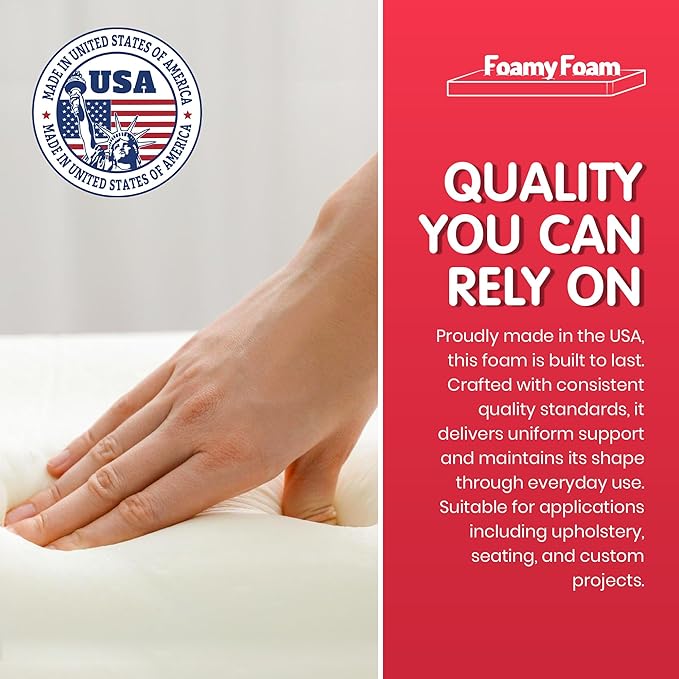 FOAMYFOAM 3Pack High Density 1 inch Thick, 24 inch Wide, 72 inch Long - Image 3