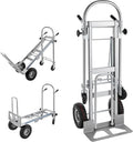 3in1 Aluminum Hand Truck, Convertible Hand Truck Dolly Large Size 1000 lb by Topdeep