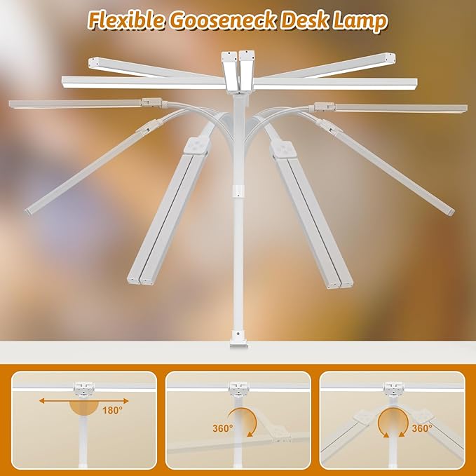 Double Head LED Desk Lamp with Remote Control - Image 6