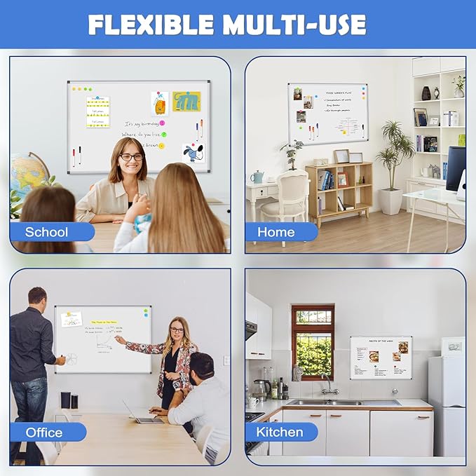 Double-Sided White Board Dry Erase, Magnetic Whiteboard - Image 5
