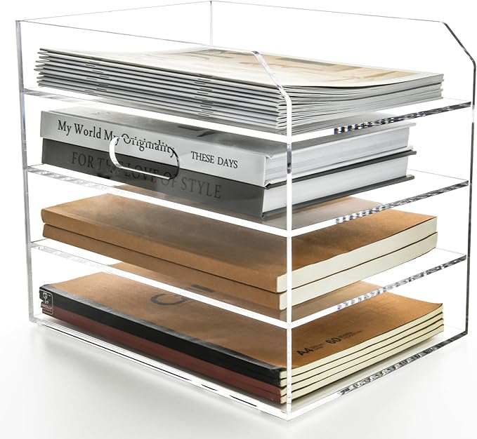 4 Tier Paper Organizer Letter Tray - Image 2