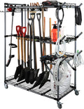 BIG Garden Tool Organizer with Wheels by QTJH