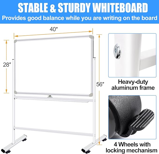 Dry Erase Board with Stand - Image 4