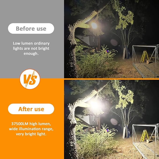 250W LED Temporary Work Light 37500Lm 5000K Construction Lights Led Work Light - Image 4