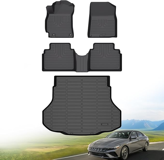Hutisya-Floor Mats & Cargo Liner Set Fit by Hutisya
