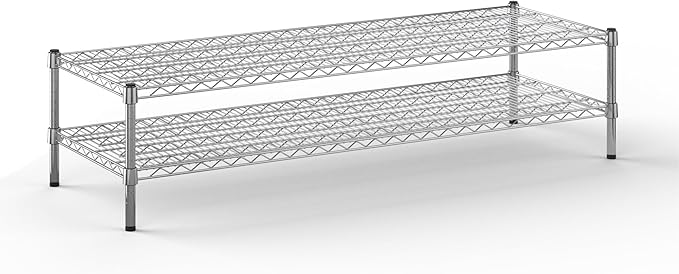 21" Deep x 60" Wide x 14" Height Wire Shelving Kit | 2-Tier | NSF Commercial by Regal+Altair