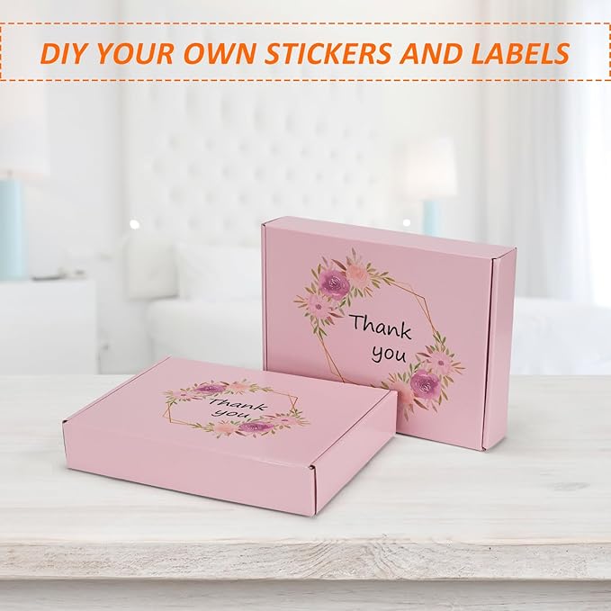 HORLIMER 11x8x2 inches Shipping Boxes Set of 25, Small Business - Image 4