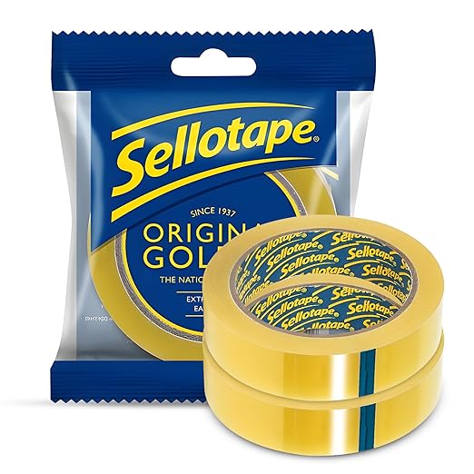   Original Golden Heavy Duty Packing Tape | Extra Strong Clear by Ferris