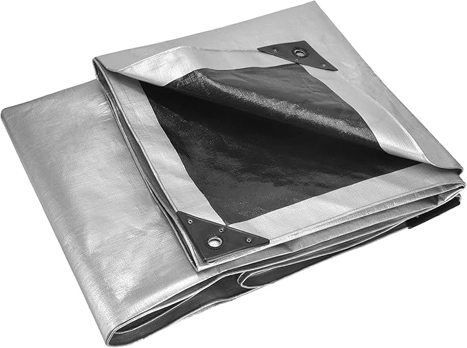 WHITEDUCK Super Heavy Duty Poly Tarp Cover 16 Mil & 10 Mil - Image 2