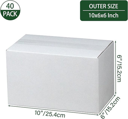 10x6x6 Inches Shipping Boxes Set of 40 - Image 2