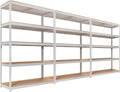 HOMEDANT 5 Tier Storage Shelves Adjustable Laminated Boltless Garage Metal by TheBestOrganizingSolution