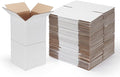 6x6x6 Shipping Boxes for Small Business, 40 Pack White Corrugated Cardboard Box by SPEPLA