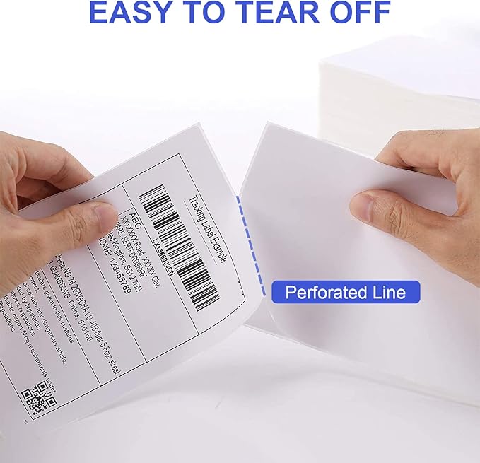 RyhamPaper 4" x 6" Fanfold Direct Thermal Labels - Image 4