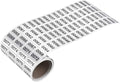 MECCANIXITY 1 to 1000 Consecutive Number Stickers Inventory Label Black Numbers by MECCANIXITY