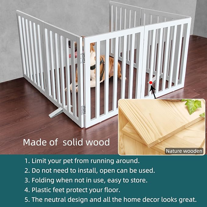 ZJSF Freestanding Indoor Dog Gate - Image 5