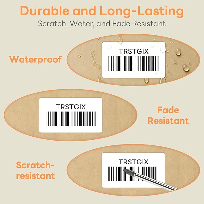 2.25" x 1.25" Direct Thermal Labels, Strong Adhesive Barcode & Address Stickers - Image 7