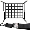 US Cargo Control Cargo Net for Pickup Truck Bed 4.2 FT x 3.5 FT, Adjustable by USCargoControl