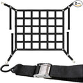 US Cargo Control Cargo Nets for Pickup Truck Bed 4.2 FT x 3.5 FT, Adjustable by USCargoControl