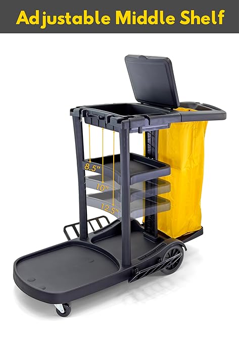Commercial Housekeeping cart Janitorial cart - Image 5