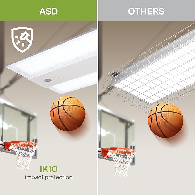 ASD LED Linear High Bay Light Fixture, Commercial Shop Lighting | Dimmable - Image 6