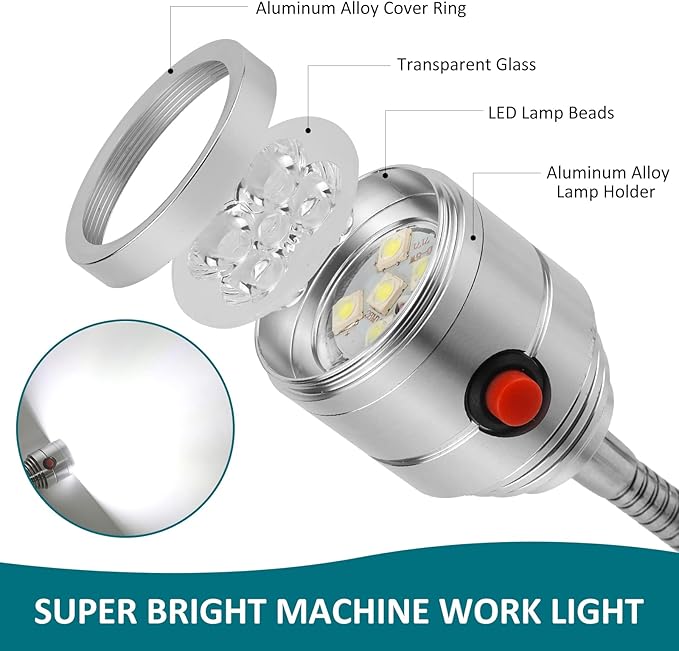 Magnetic Work Light, LED Machine Light - Image 3