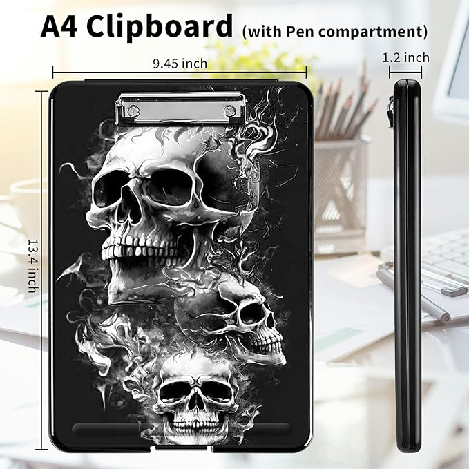 A4 Clipboards, Heavy Duty Waterproof Nursing Plastic Folder Clipboard - Image 2