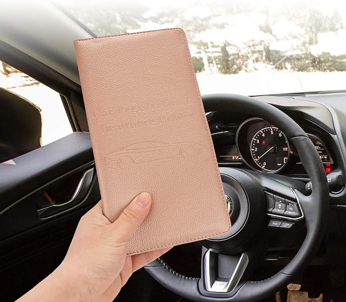 Cacturism Car Registration and Insurance Holder, Vehicle Glove Box Car - Image 9