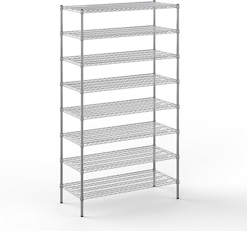 21" Deep x 48" Wide x 86" Height Wire Shelving Kit | 8-Tier | NSF Commercial by Regal+Altair