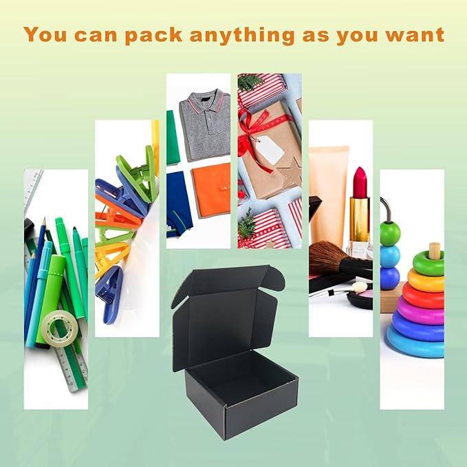 5x5x2'' Small Shipping Boxes 25 Pack - Image 6
