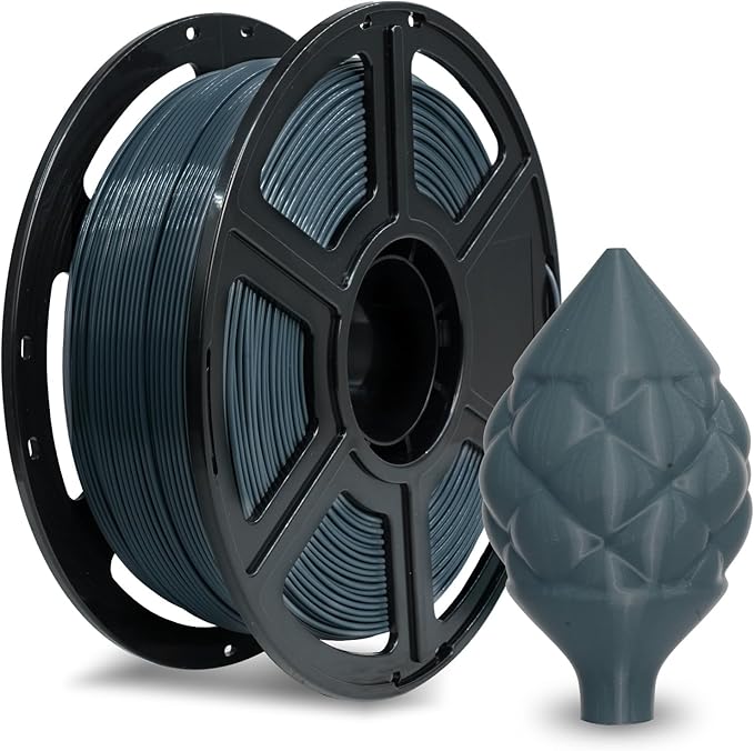 FLASHFORGE ABS Pro Filament 1.75mm Grey, 3D Printer Filament 1kg by FLASHFORGE