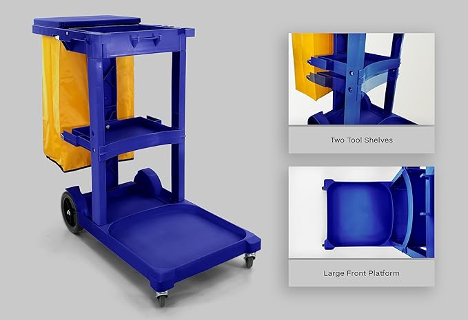 Commercial Housekeeping Janitorial cart - Image 5