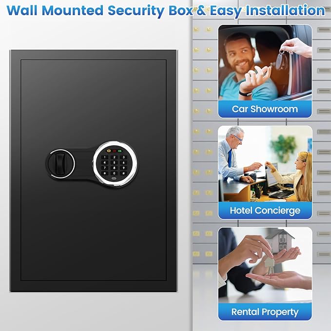158 Keys Combination Lock Key Cabinet, Anti-Theft Key Lock Box - Image 7