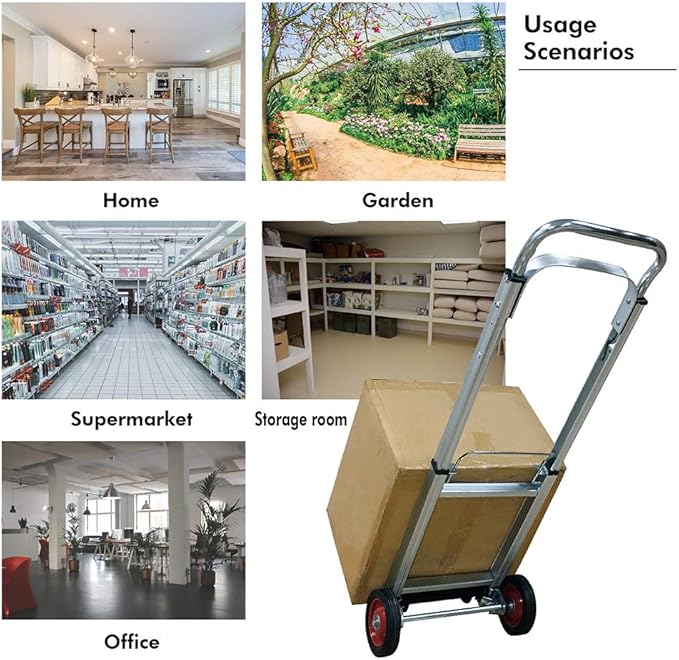 LEADALLWAY Hand Truck Aluminum Foldable Hand Cart - Image 7