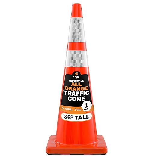 Xpose Safety 36 Inch Orange Traffic Cones by XposeSafety