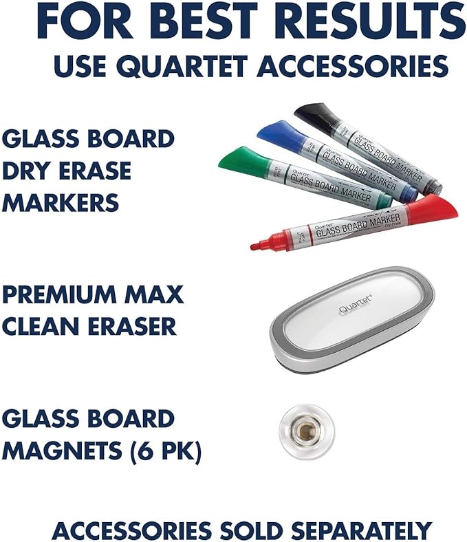 Quartet Dry Erase Board, Magnetic Whiteboard 4' x 3', Glass Board - Image 8